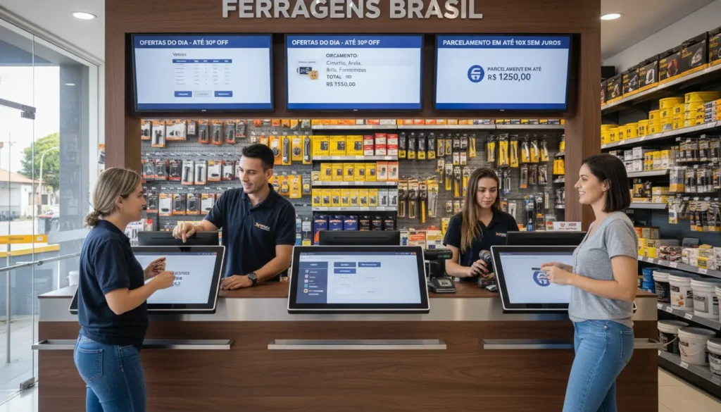 Orçamentos que Demoram Horas? Acelere Vendas no Balcão com um Sistema para Loja de Material de Construção