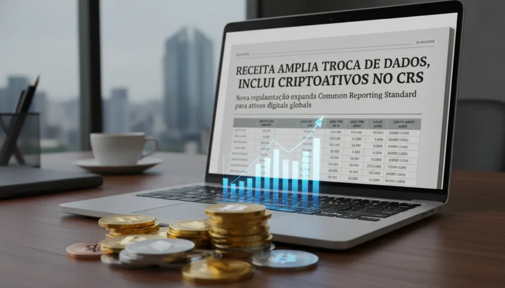 Receita Federal amplia intercâmbio internacional de dados sobre criptoativos